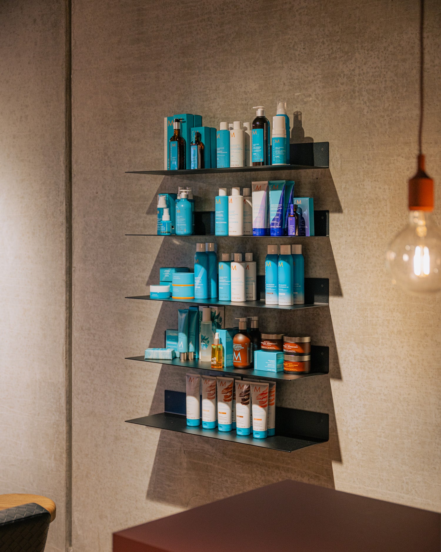 Display Metal - Shelf in black aluminum